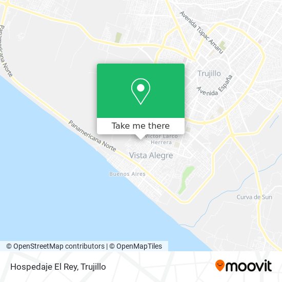 Mapa de Hospedaje El Rey
