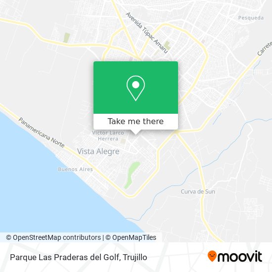 Mapa de Parque Las Praderas del Golf