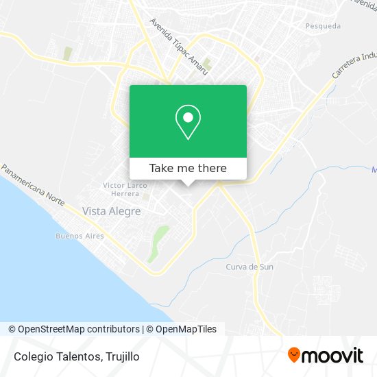 Mapa de Colegio Talentos