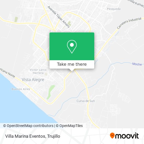 Villa Marina Eventos map