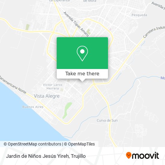 Mapa de Jardin de Niños Jesús Yireh