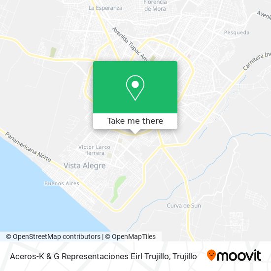 Aceros-K & G Representaciones Eirl Trujillo map