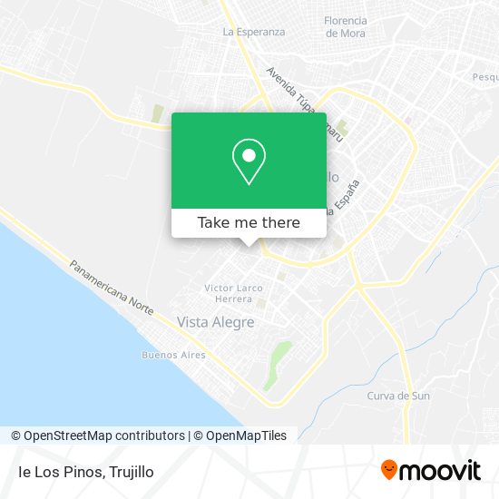 Ie Los Pinos map
