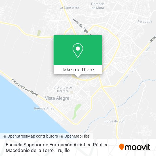 Escuela Superior de Formación Artística Pública Macedonio de la Torre map