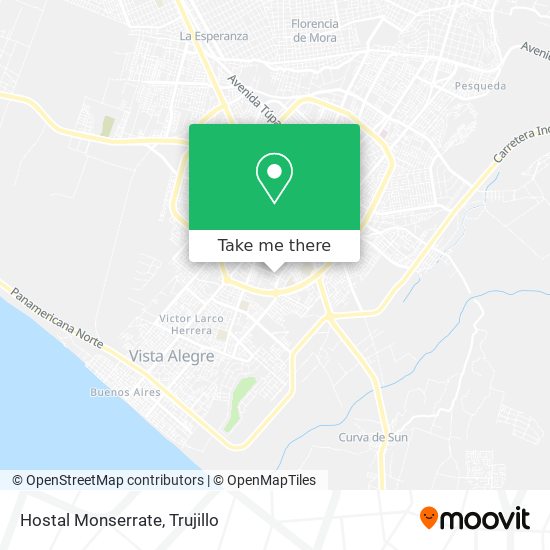 Mapa de Hostal Monserrate