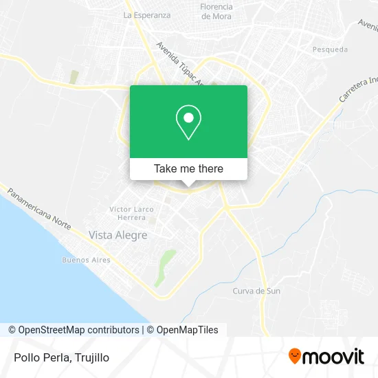 Pollo Perla map