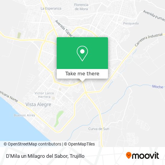 D'Mila un Milagro del Sabor map