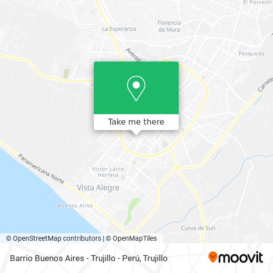 Barrio Buenos Aires - Trujillo - Perú map