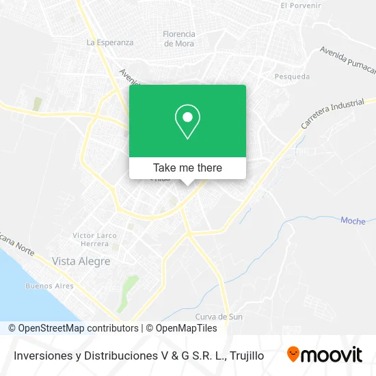 Inversiones y Distribuciones V & G S.R. L. map