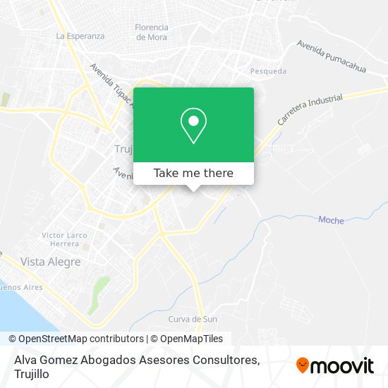 Mapa de Alva Gomez Abogados Asesores Consultores