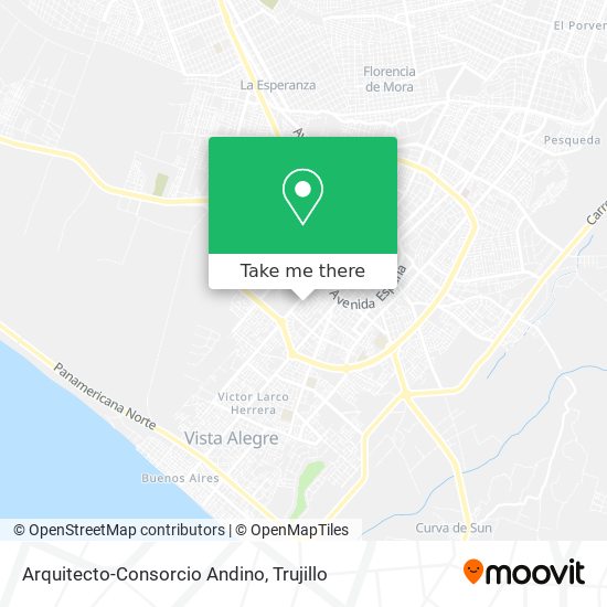 Arquitecto-Consorcio Andino map