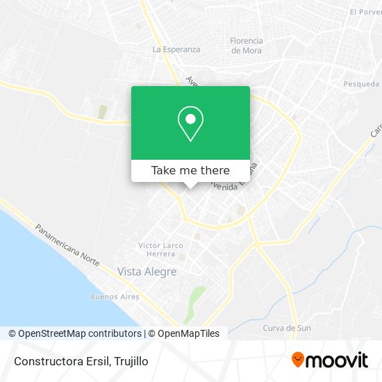 Mapa de Constructora Ersil