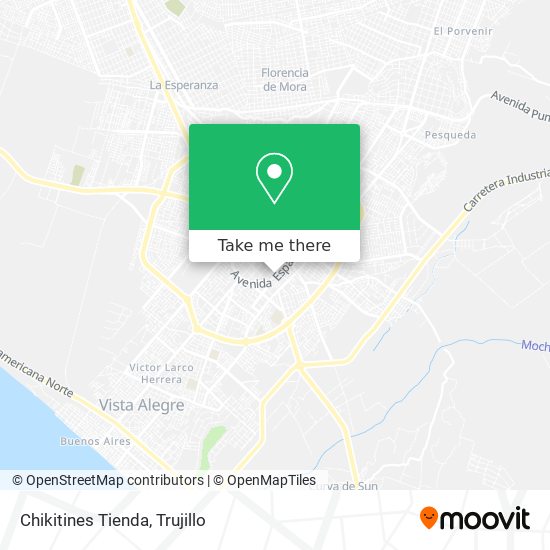 Chikitines Tienda map