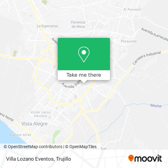 Villa Lozano Eventos map