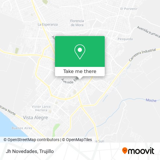 Mapa de Jh Novedades