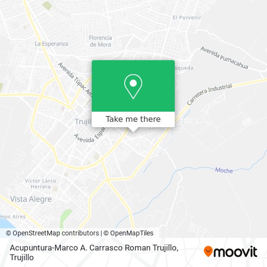 Acupuntura-Marco A. Carrasco Roman Trujillo map