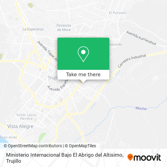 Ministerio Internacional Bajo El Abrigo del Altisimo map