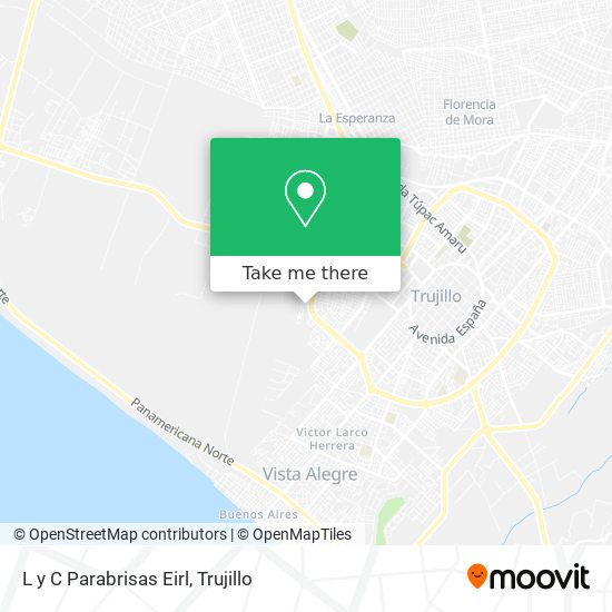 Mapa de L y C Parabrisas Eirl