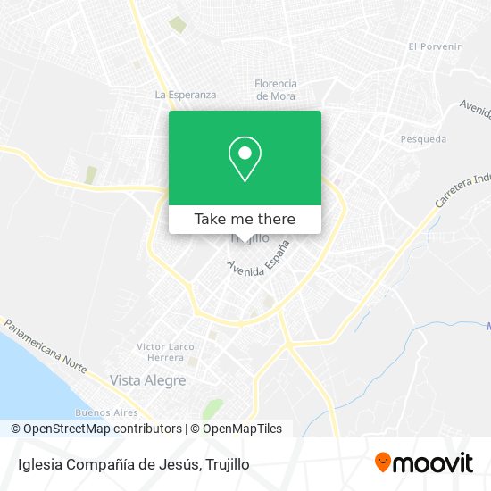 Iglesia Compañía de Jesús map