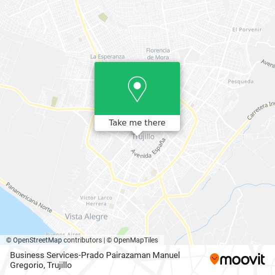 Business Services-Prado Pairazaman Manuel Gregorio map