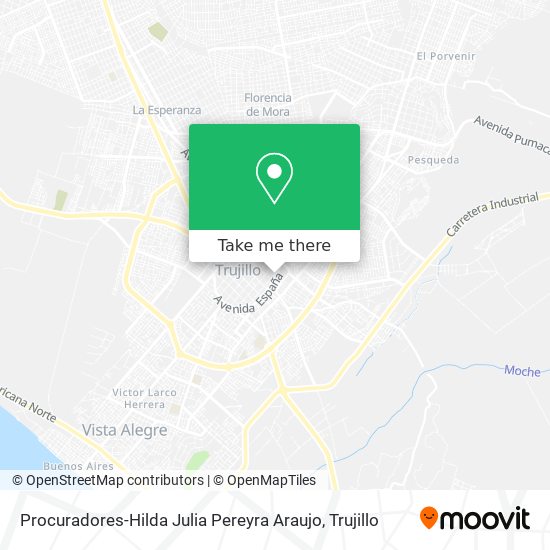 Procuradores-Hilda Julia Pereyra Araujo map