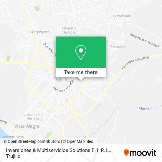 Mapa de Inversiones & Multiservicios Solutions E. I. R. L.