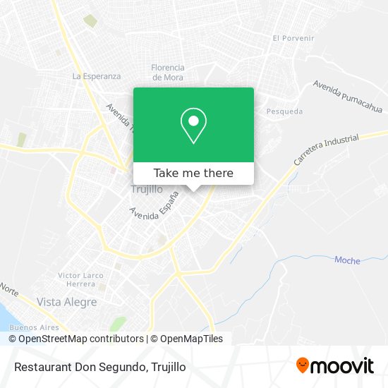 Mapa de Restaurant Don Segundo
