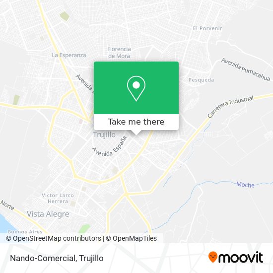 Nando-Comercial map