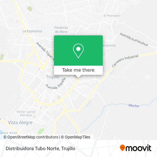 Distribuidora Tubo Norte map