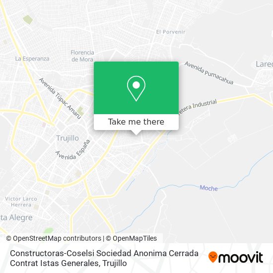 Constructoras-Coselsi Sociedad Anonima Cerrada Contrat Istas Generales map