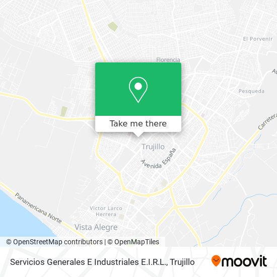Mapa de Servicios Generales E Industriales E.I.R.L.