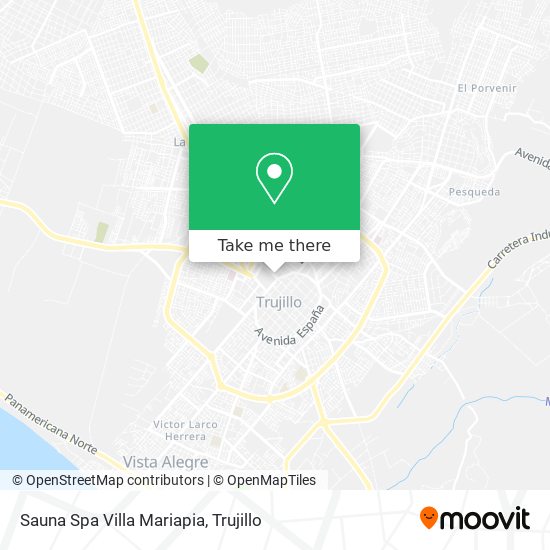Sauna Spa Villa Mariapia map