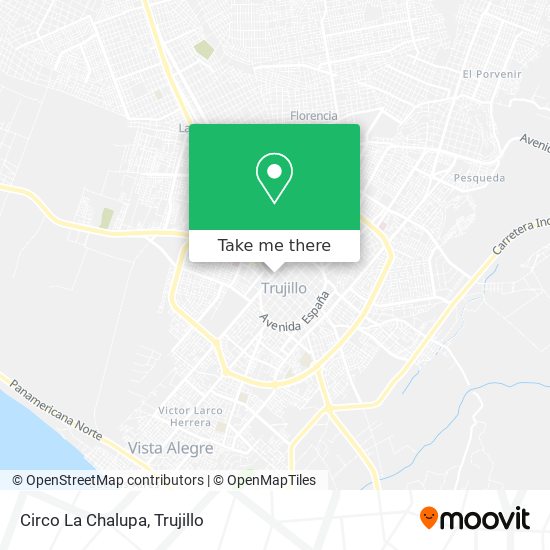 Circo La Chalupa map