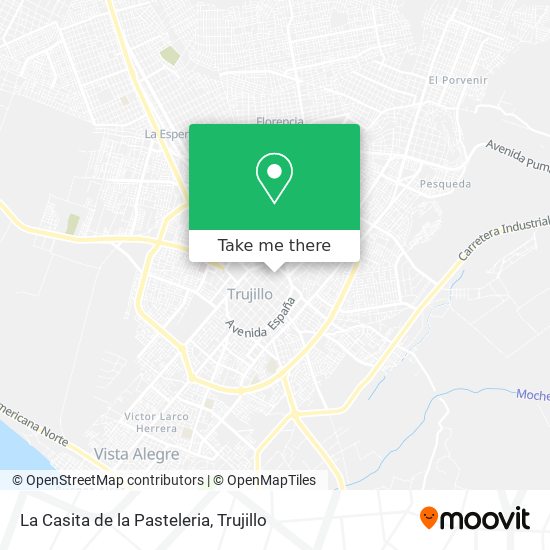 La Casita de la Pasteleria map