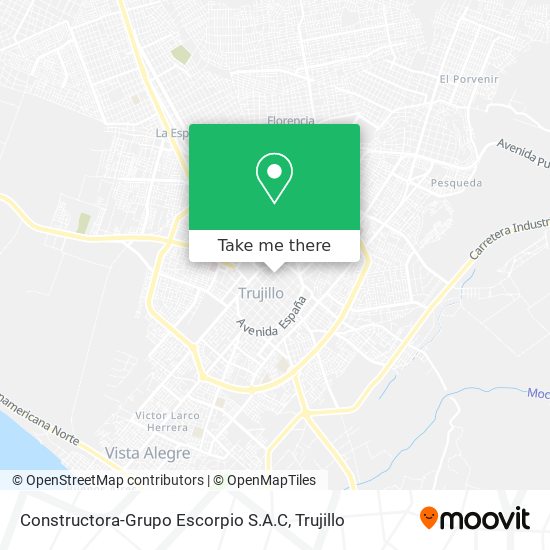 Constructora-Grupo Escorpio S.A.C map