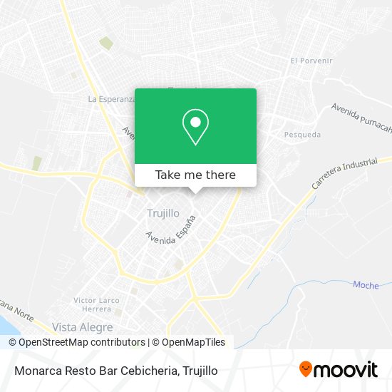 Monarca Resto Bar Cebicheria map