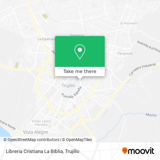 Libreria Cristiana La Biblia map