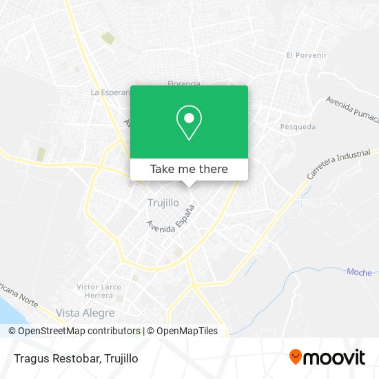 Tragus Restobar map