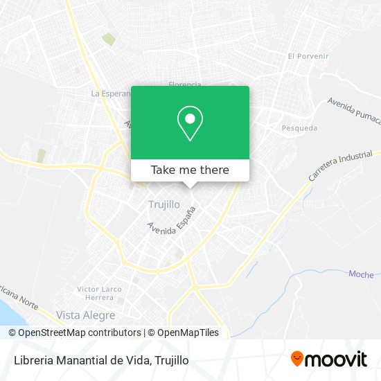 Libreria Manantial de Vida map