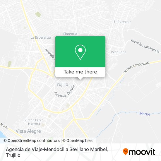 Mapa de Agencia de Viaje-Mendocilla Sevillano Maribel