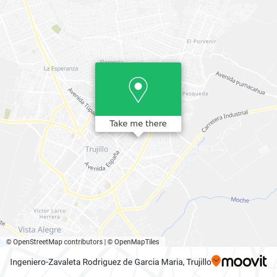 Ingeniero-Zavaleta Rodriguez de Garcia Maria map