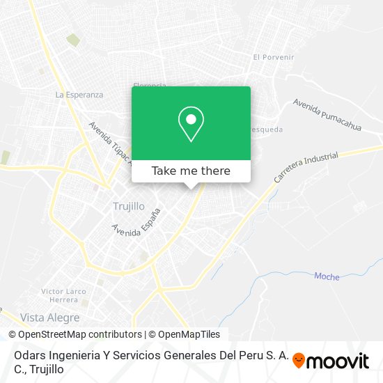 Odars Ingenieria Y Servicios Generales Del Peru S. A. C. map
