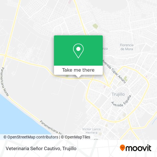 Veterinaria Señor Cautivo map