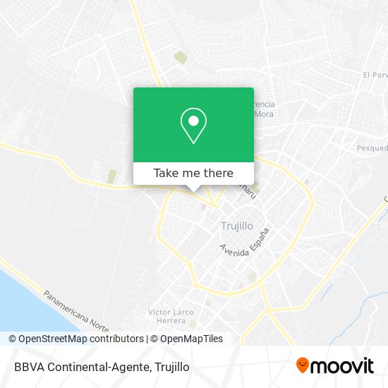 BBVA Continental-Agente map