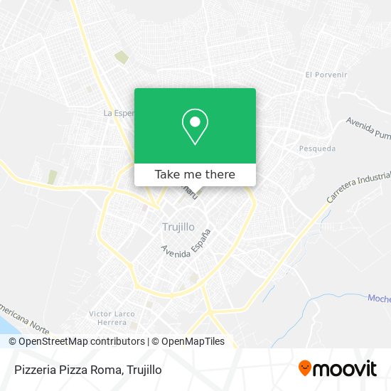 Mapa de Pizzeria Pizza Roma