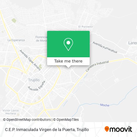 Mapa de C.E.P. Inmaculada Virgen de la Puerta