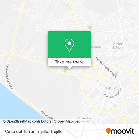 Circo del Terror Trujillo map
