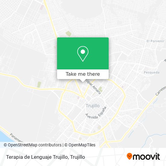 Mapa de Terapia de Lenguaje Trujillo