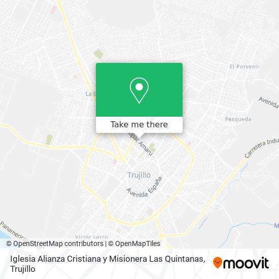 Iglesia Alianza Cristiana y Misionera Las Quintanas map