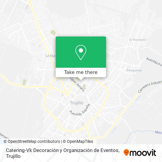 Catering-Vk Decoración y Organización de Eventos map